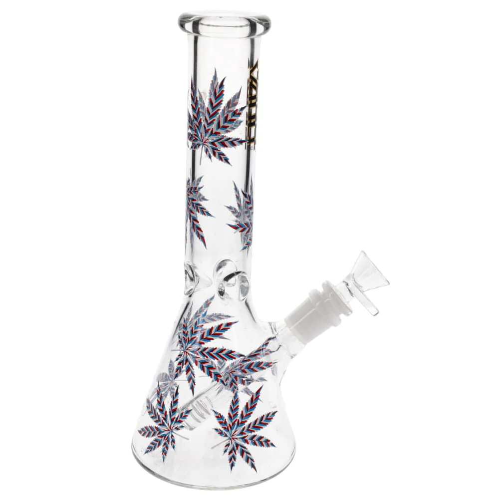 Vault Glass Pot Leaf Decal Beaker - 10" - Image 6