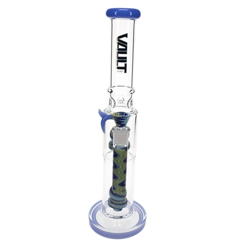 Vault Glass 2 Worked Perc Wig Wag Water Pipe - 16" SALE - Image 2