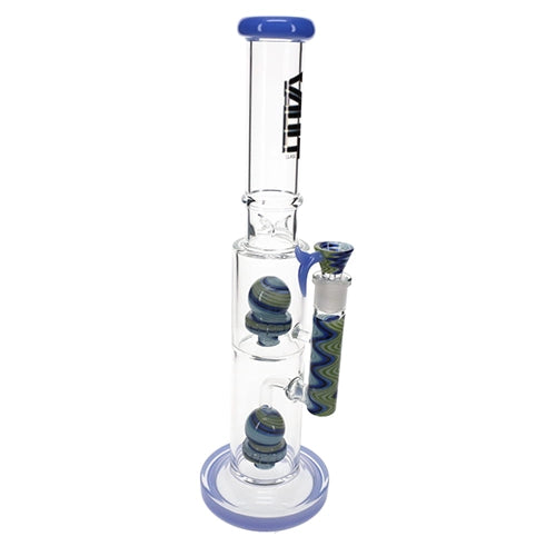 Vault Glass 2 Worked Perc Wig Wag Water Pipe - 16" SALE - Image 3