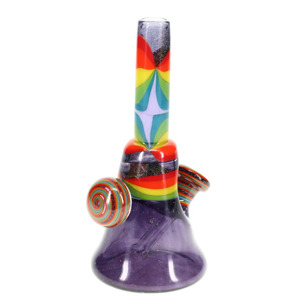 2kind Glass 45 Degree Crushed Opal Rainbow Linework Rig - Image 2
