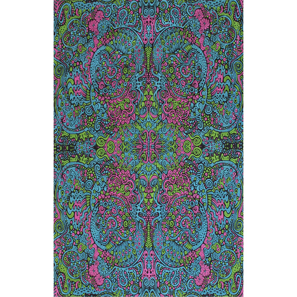 3D Psychedelic Liquid E Tapestry 60x90 - Art by Chris Pinkerton