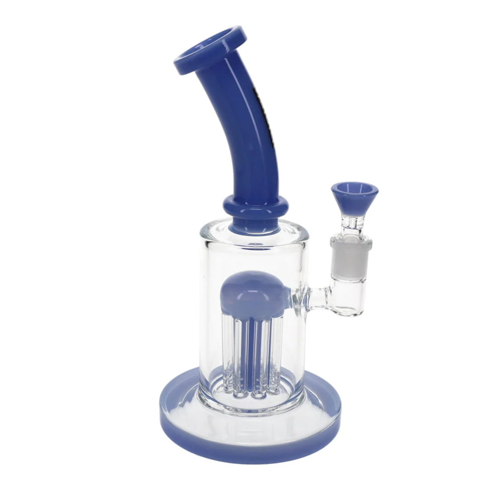 Vault Glass Bent and Color Neck Tree Perc Rig - 9" - Image 3