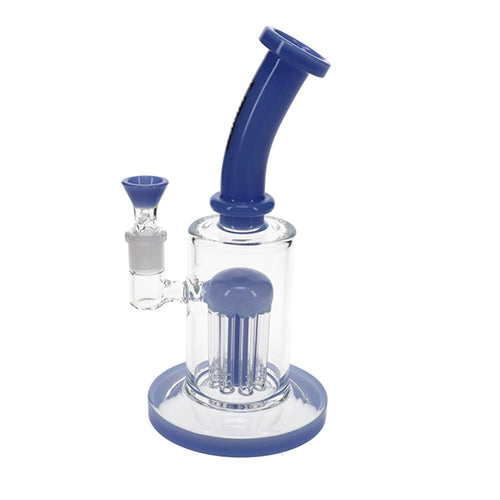 Vault Glass Bent and Color Neck Tree Perc Rig - 9" - Image 4