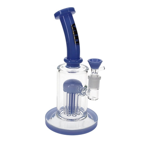 Vault Glass Bent and Color Neck Tree Perc Rig - 9" - Image 6