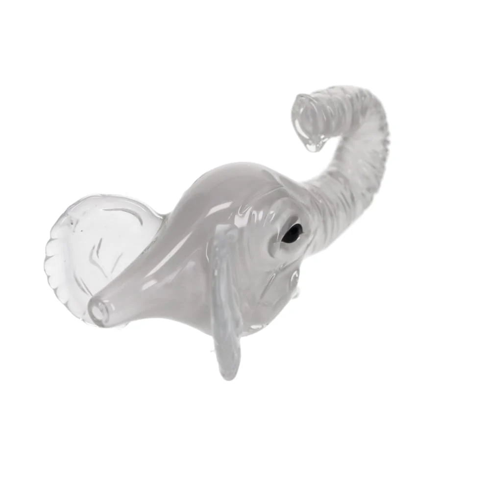 Addison Hanna Glass Elephant Head Spoon 2 - Image 3