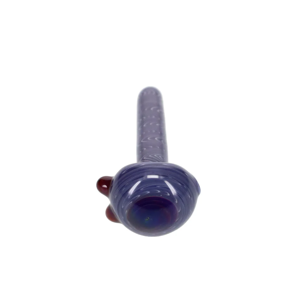 Addison Hanna Glass Purple Wig Wag Spoon - Image 3