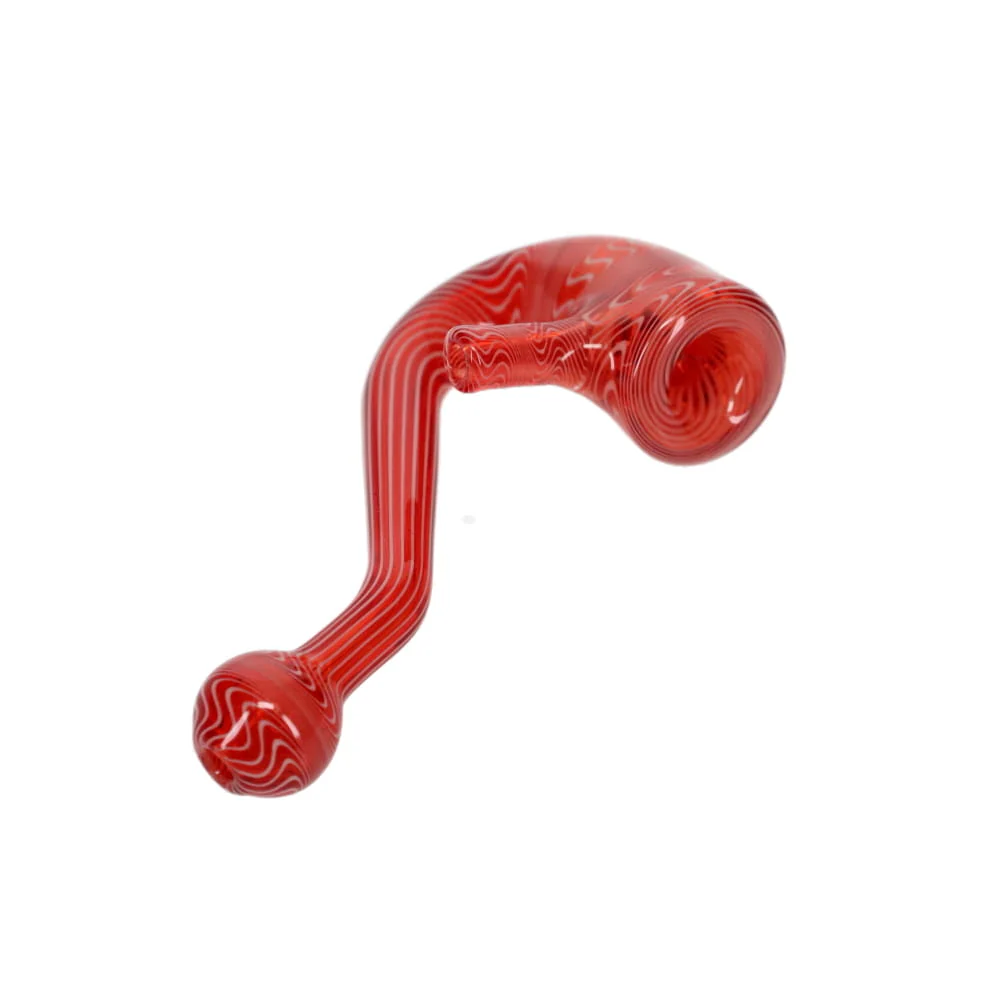Addison Hanna Glass Red & White Sherlock 2 - Image 3