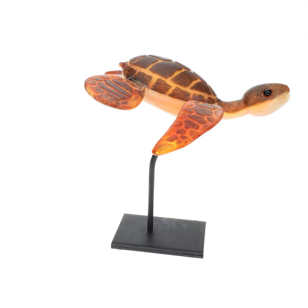 Addison Hanna Glass Sea Turtle Bubbler - Image 3