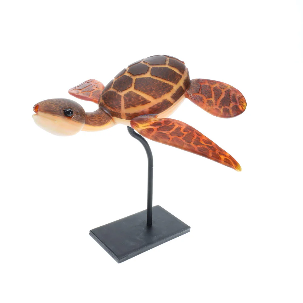 Addison Hanna Glass Sea Turtle Bubbler - Image 5