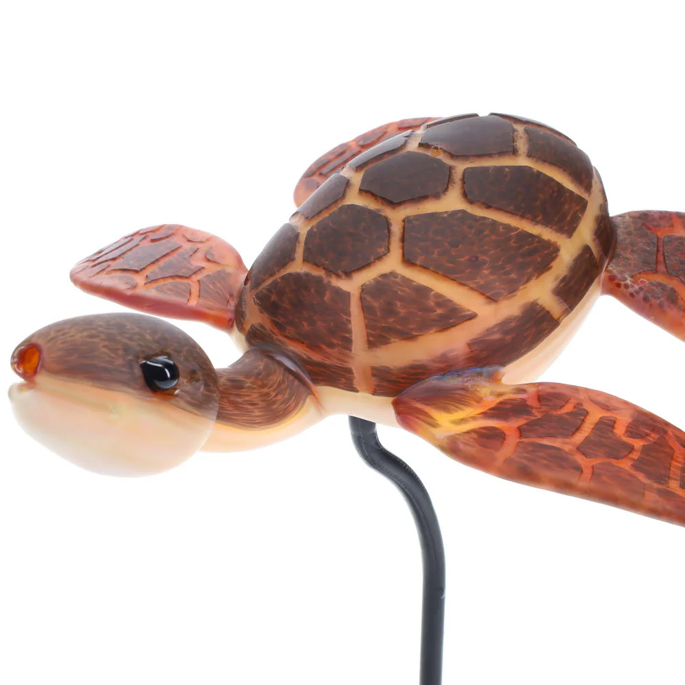 Addison Hanna Glass Sea Turtle Bubbler - Image 6