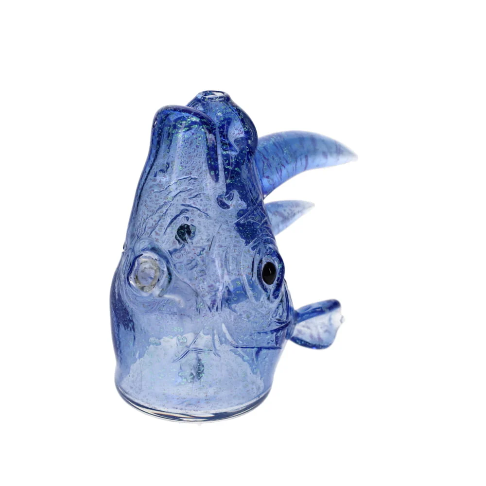 Addison Hanna x Hilljack Glass Blue Dichro Rhino Rig Collab - Image 2
