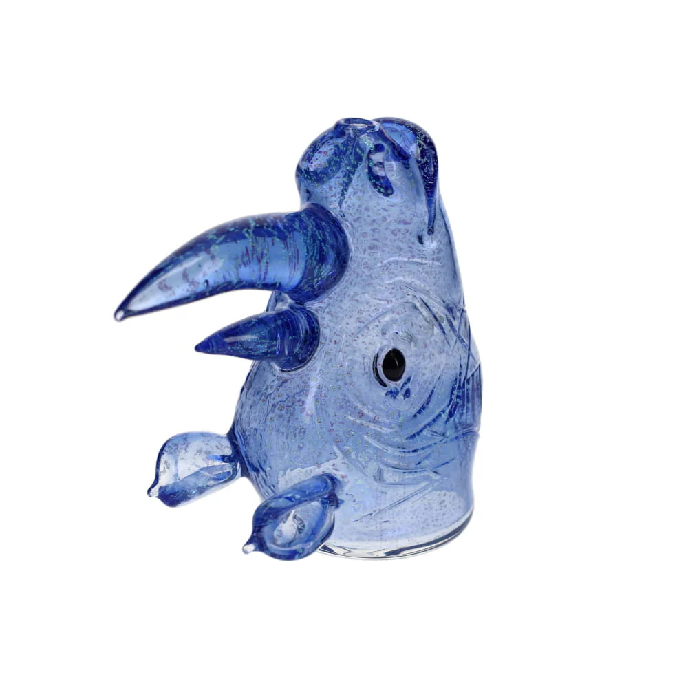 Addison Hanna x Hilljack Glass Blue Dichro Rhino Rig Collab - Image 3
