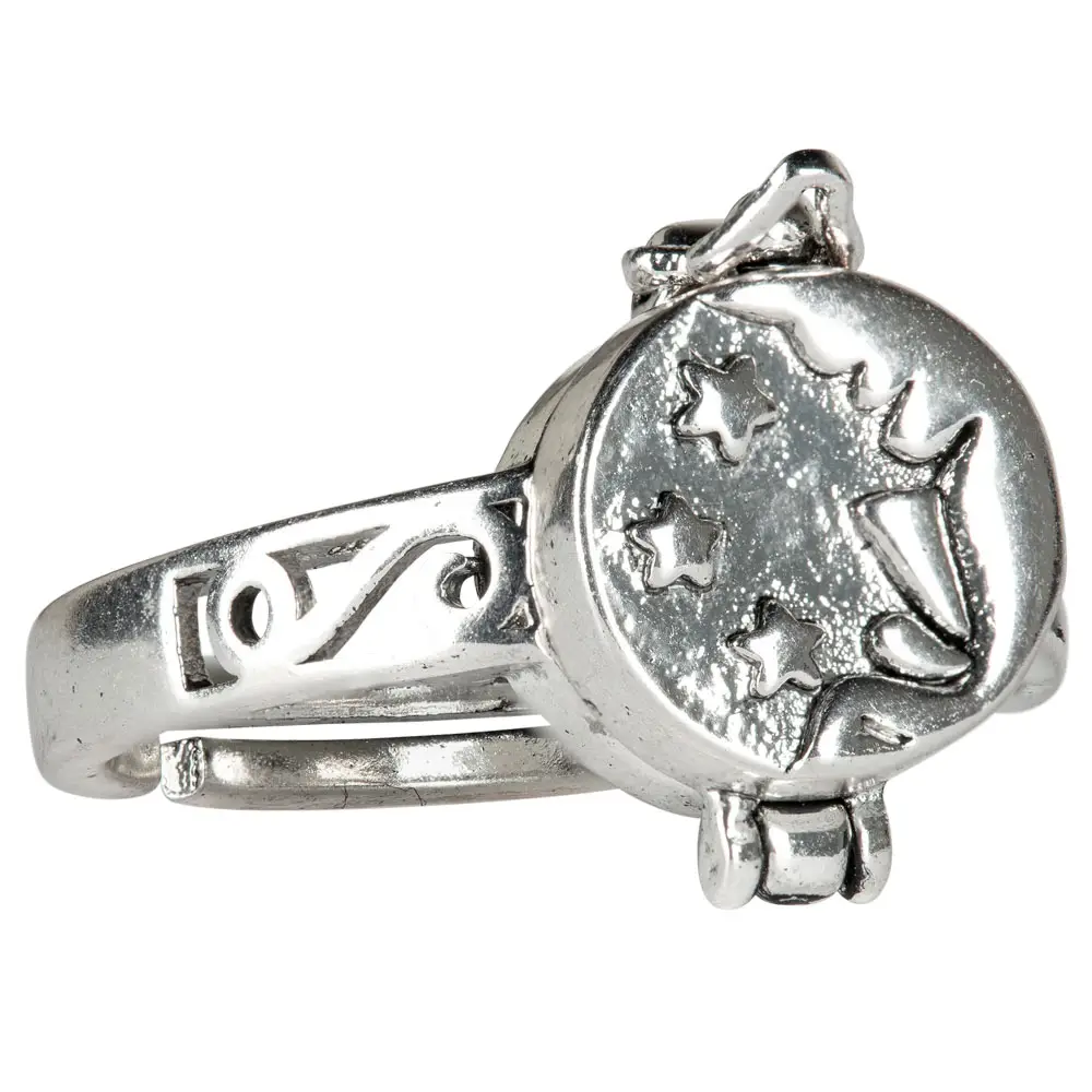 Adjustable Moon & Star Posion Ring