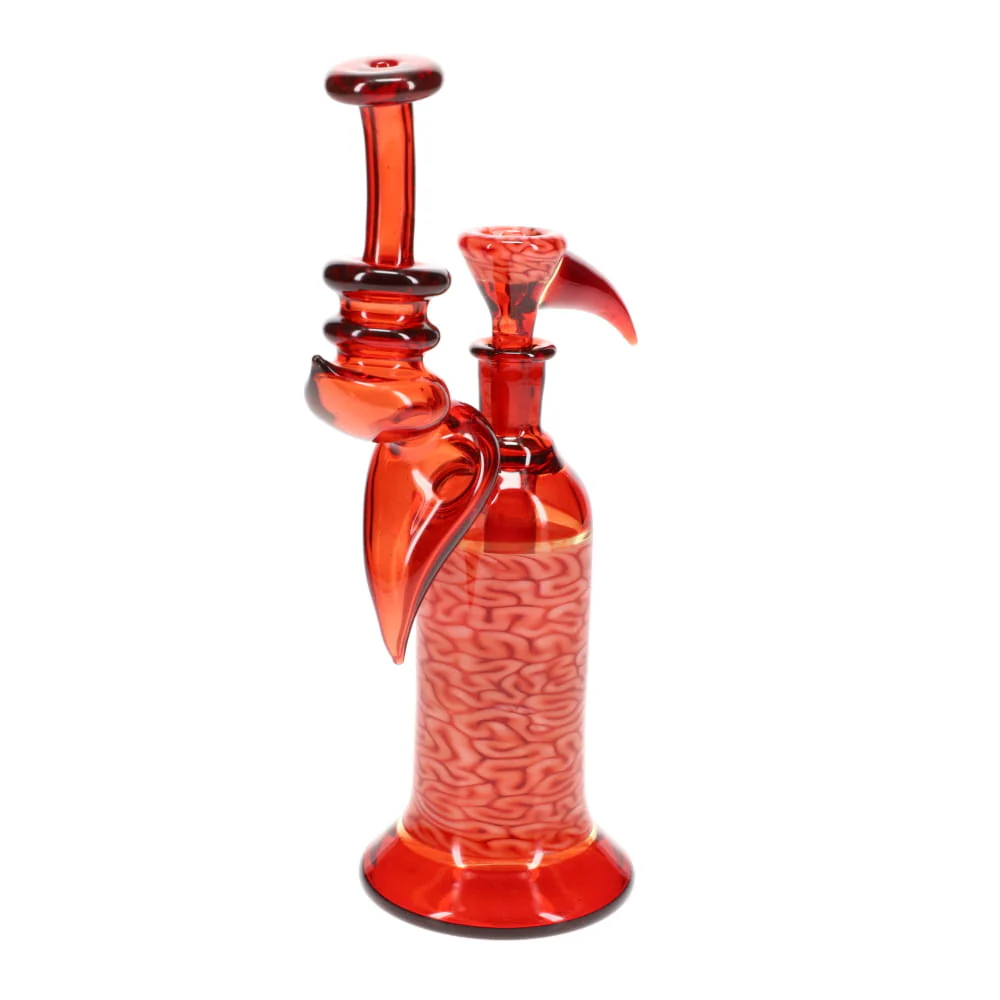 Algae Glass Red w/ Red Brain Tech Bubbler Rig - Image 8