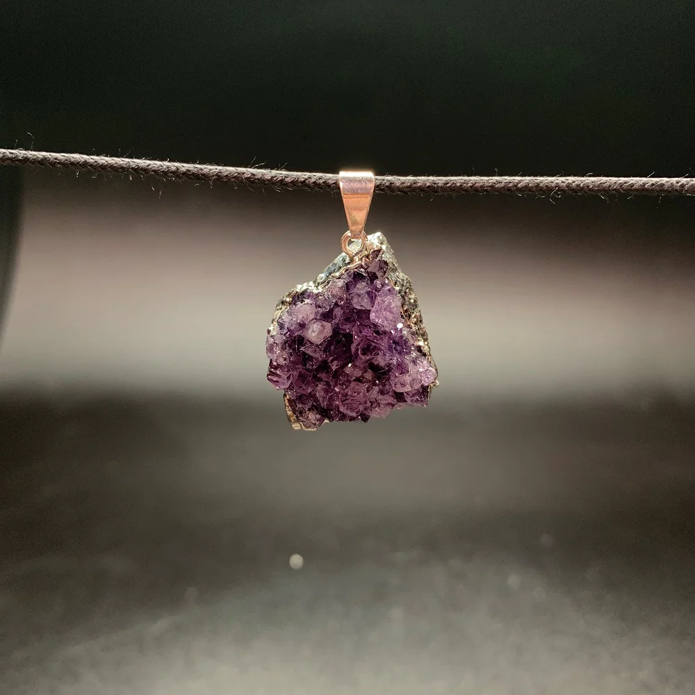 Amethyst Chunk Pendant