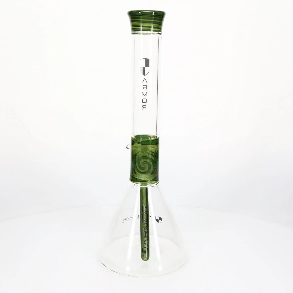 Armor Glass Green Wig Wag 45mm Beaker - Image 3