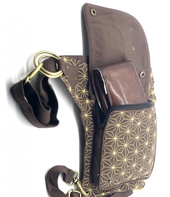 Flower Of Life Crossbody Belt Bag - Image 2