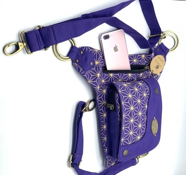 Flower Of Life Crossbody Belt Bag - Image 3