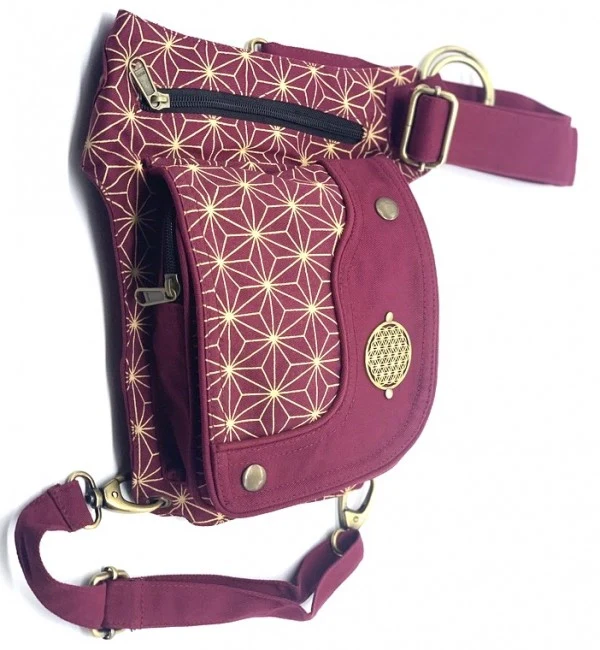 Flower Of Life Crossbody Belt Bag - Image 5