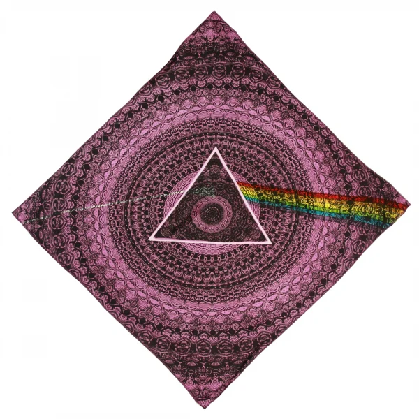 Pink Floyd Dark Side of the Moon Shadow Bandana (Pink)