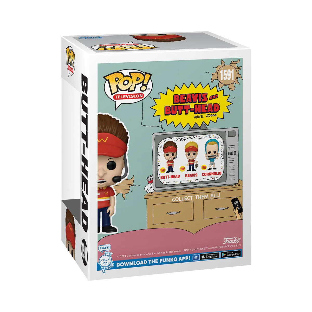 Beavis and Butt-Head Butt-Head Funko Pop! Vinyl Figure #1591 - Image 3
