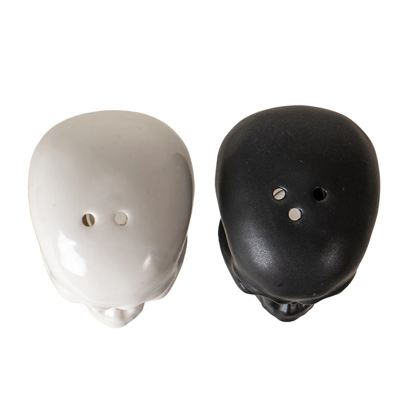 Black and White Skulls Salt & Pepper Shaker Set - Image 3