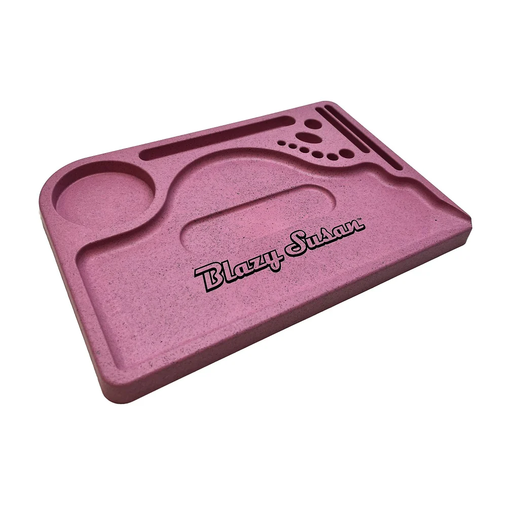 Blazy Susan Hemp Plastic Rolling Tray - Image 2