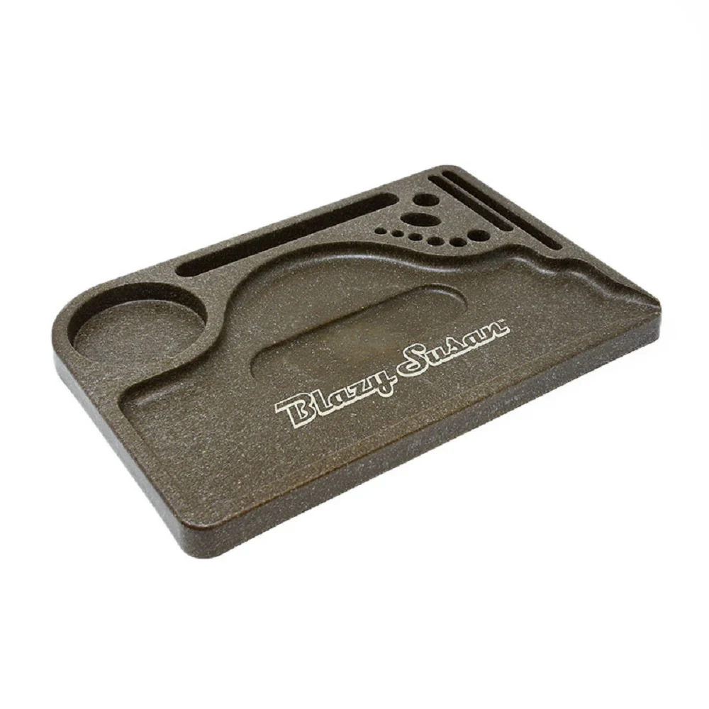 Blazy Susan Hemp Plastic Rolling Tray - Image 3