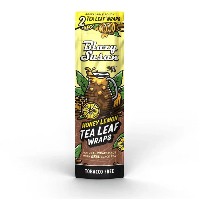 Blazy Susan Tea Leaf Wraps - 2 Pack - Honey Lemon