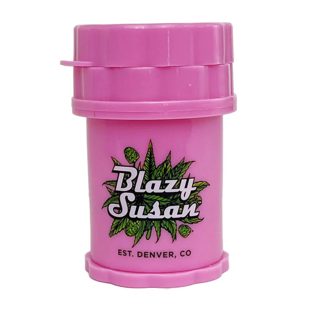Blazy Susan 4-Piece Pink Herb Saver Grinder - Large - Image 3
