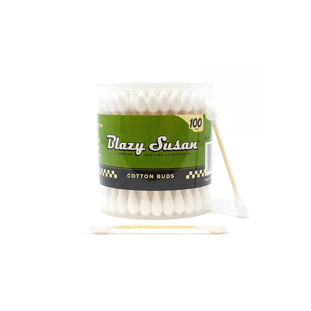 Blazy Susan Cotton Swabs - 100 count - White