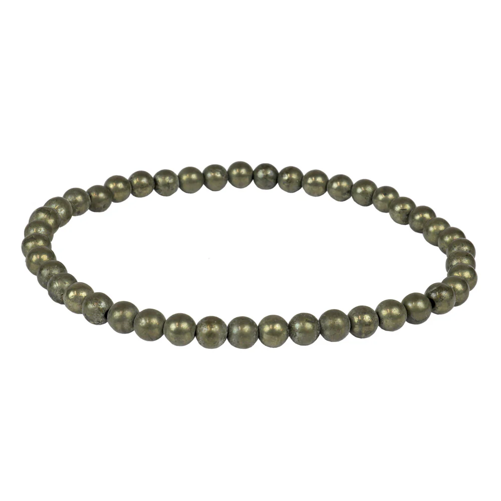 Pyrite Bracelet - 4mm