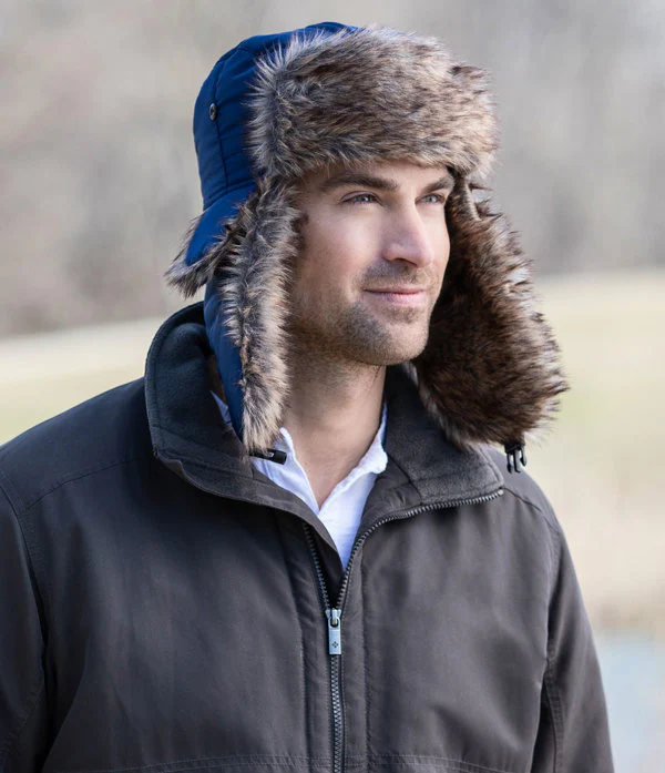 Britt's Knits Aviator Hat - Blue SALE - Image 2