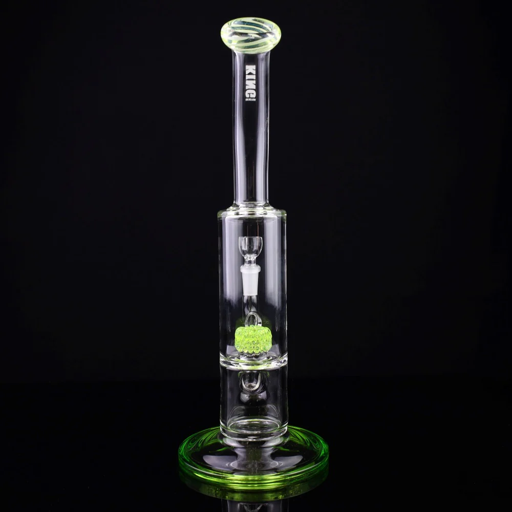 King Volcano 50mm Bent Neck with Woven Perc and Color Wraps 12" Rig - Image 2