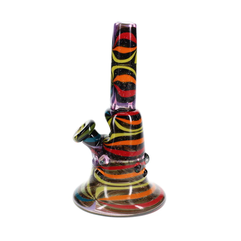 2kind Glass Rainbow Crushed Opal Dots Rig SALE - Image 3
