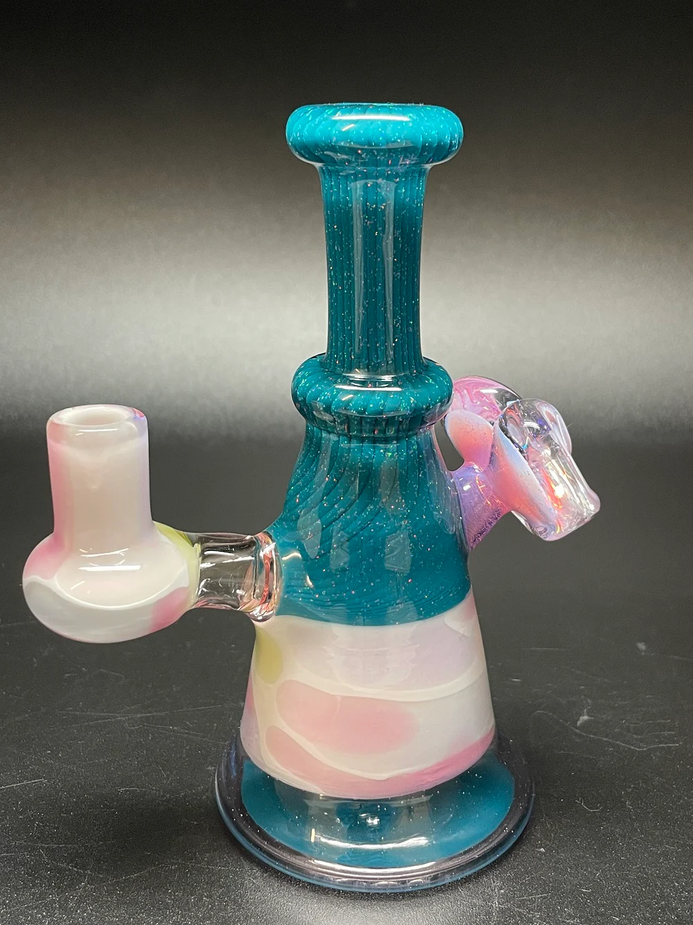 Bambi Glass Cotton Candy Mini Bubbler #12 - Image 2