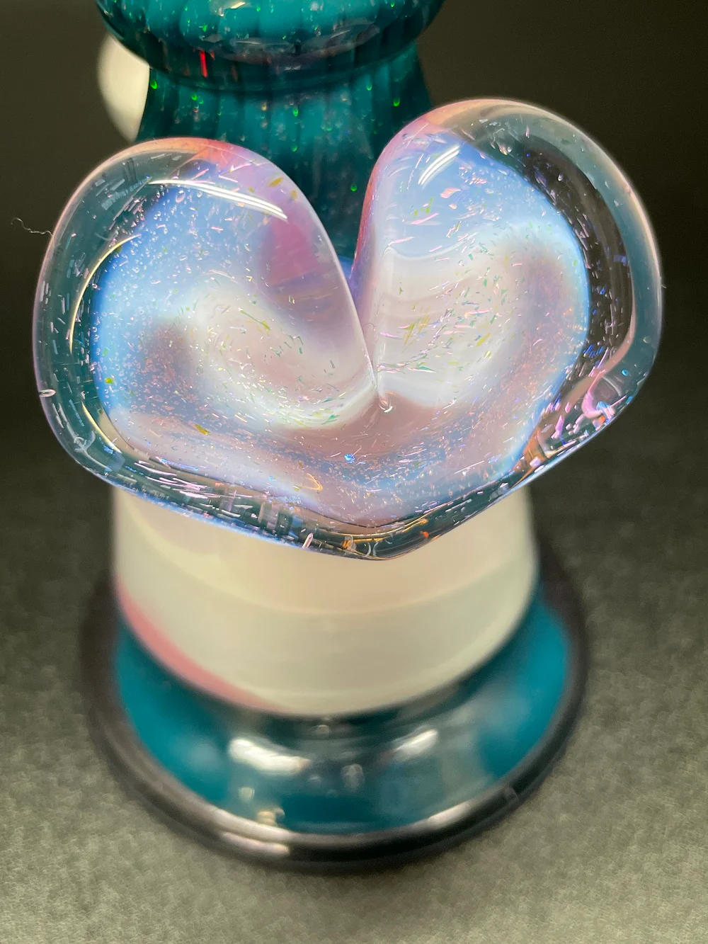 Bambi Glass Cotton Candy Mini Bubbler #12 - Image 4
