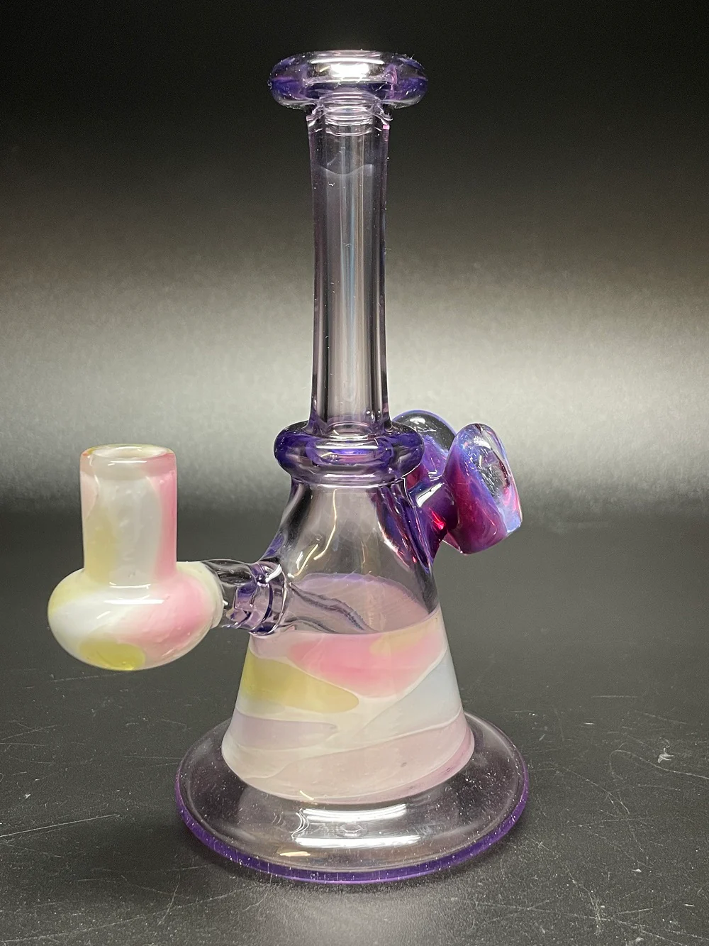 Bambi Glass Cotton Candy Mini Bubbler #4 - Image 2