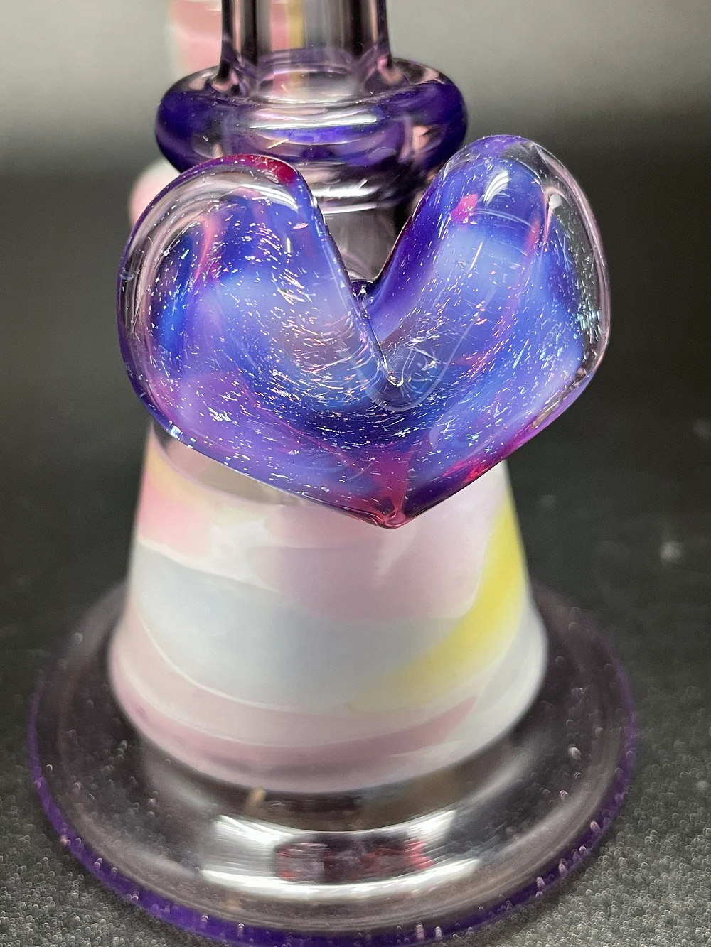 Bambi Glass Cotton Candy Mini Bubbler #4 - Image 4