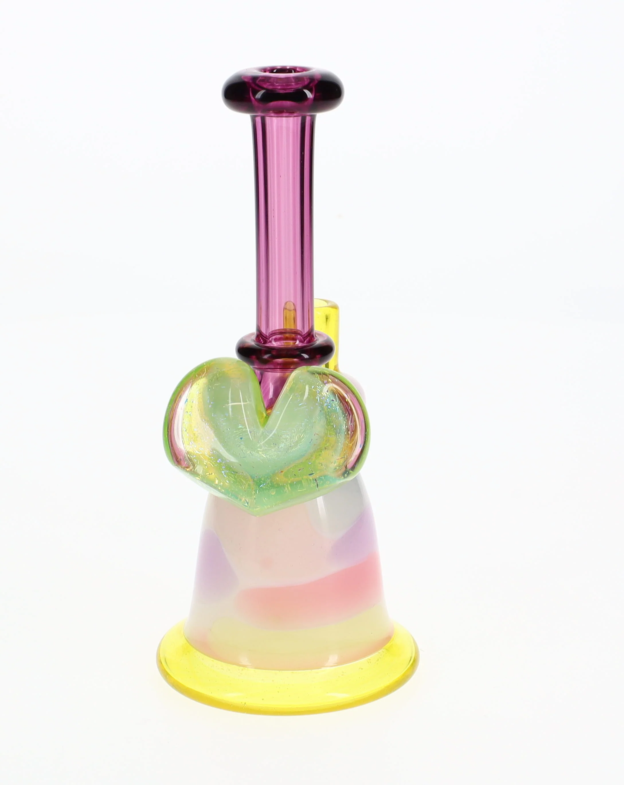 Bambi Glass Cotton Candy Mini Bubbler #7 - Image 2