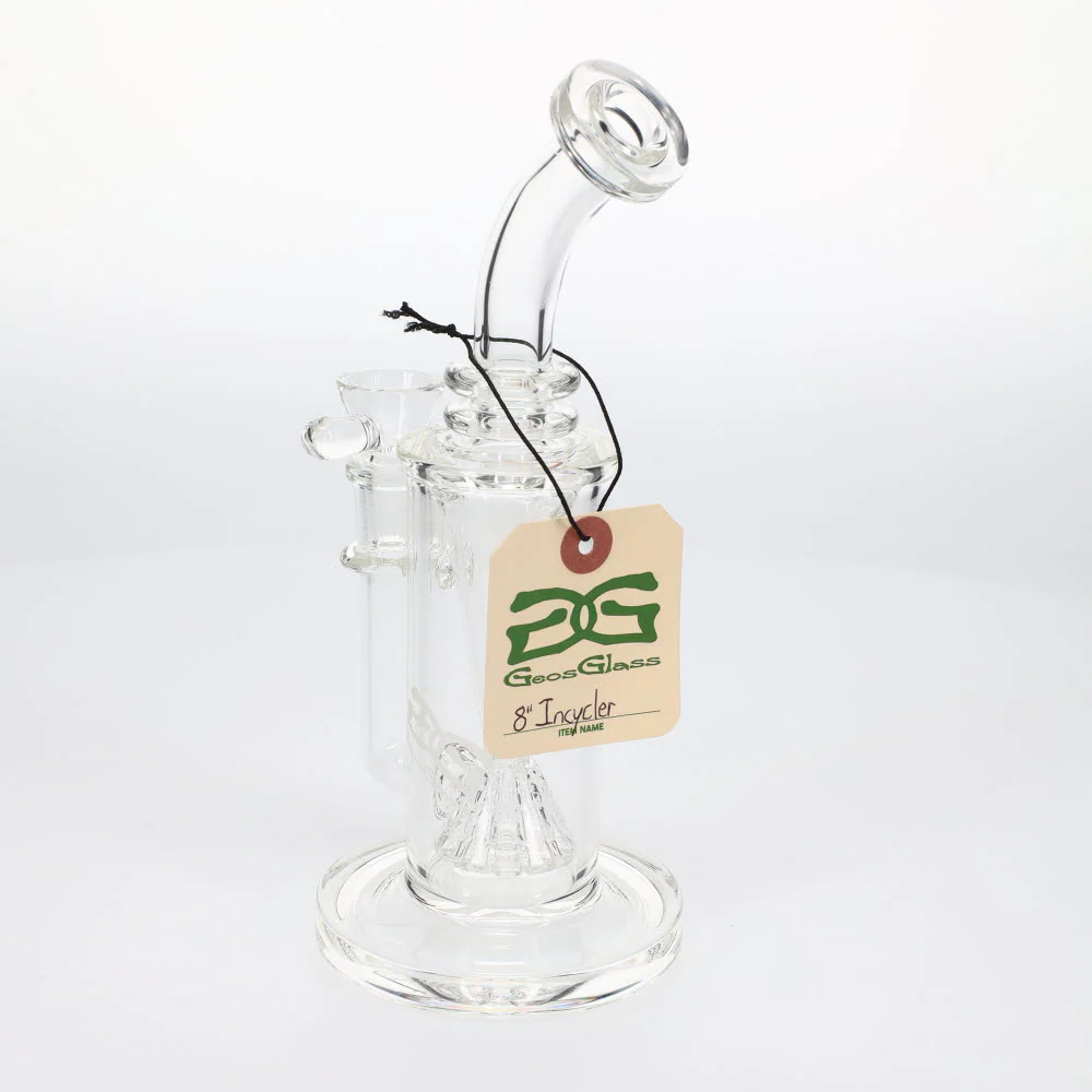 Geo's Glass 8" Incycler Bubbler - Image 2