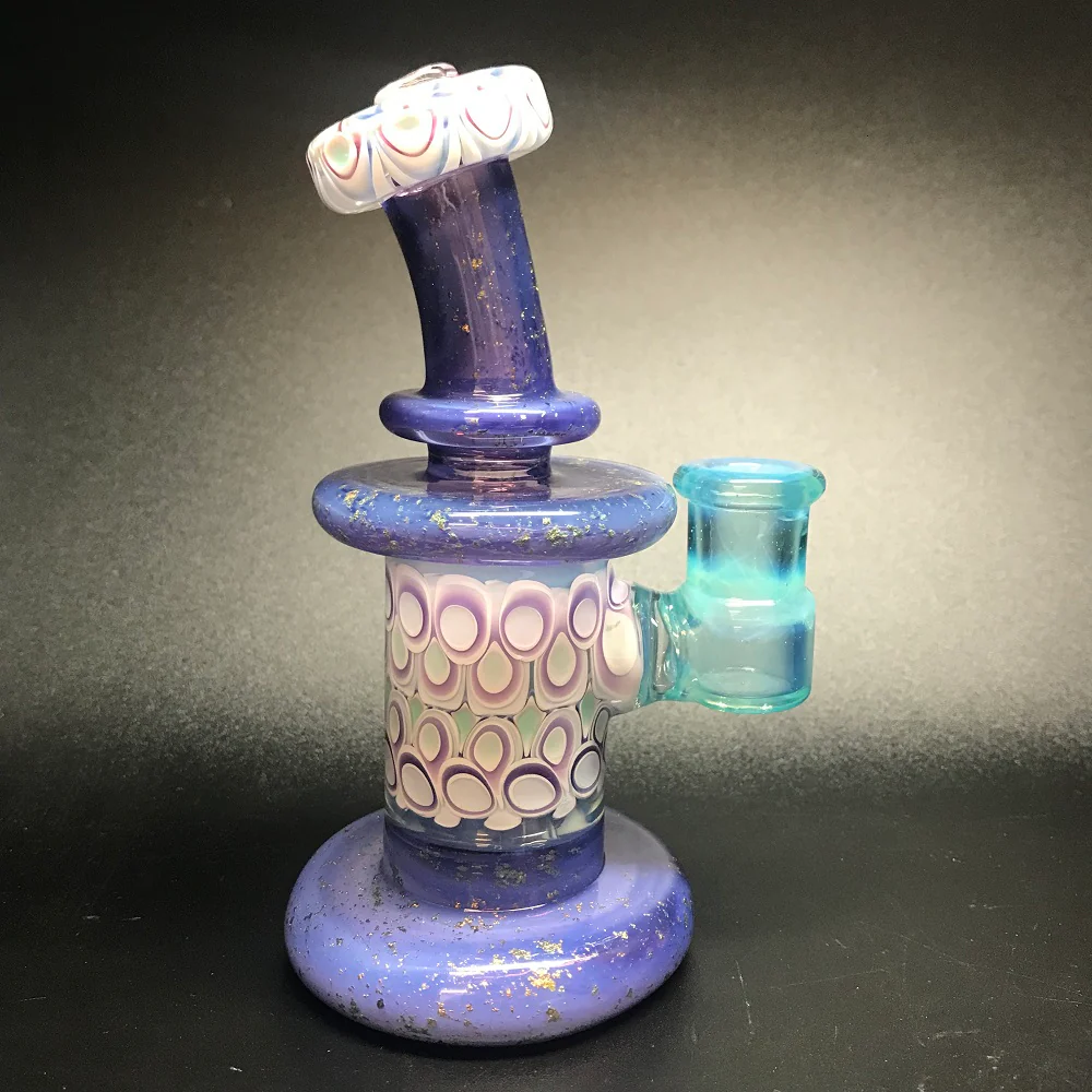 RL Funktional Art Glass Dot Stack Lumiere Luster Sleeved Tubes - Image 2