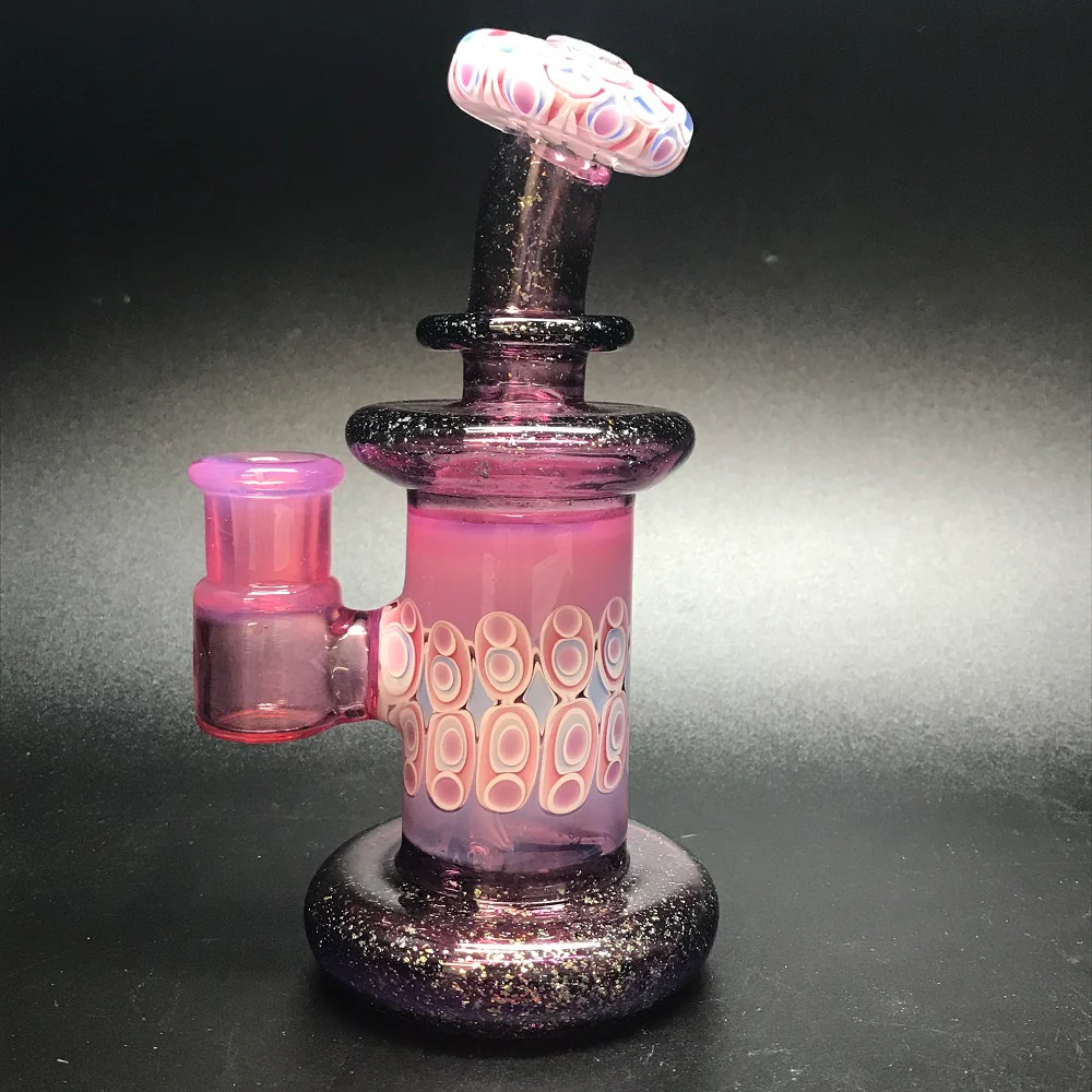 RL Funktional Art Glass Dot Stack Lumiere Luster Sleeved Tubes - Image 5