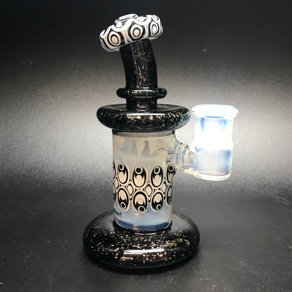RL Funktional Art Glass Dot Stack Lumiere Luster Sleeved Tubes - Image 6