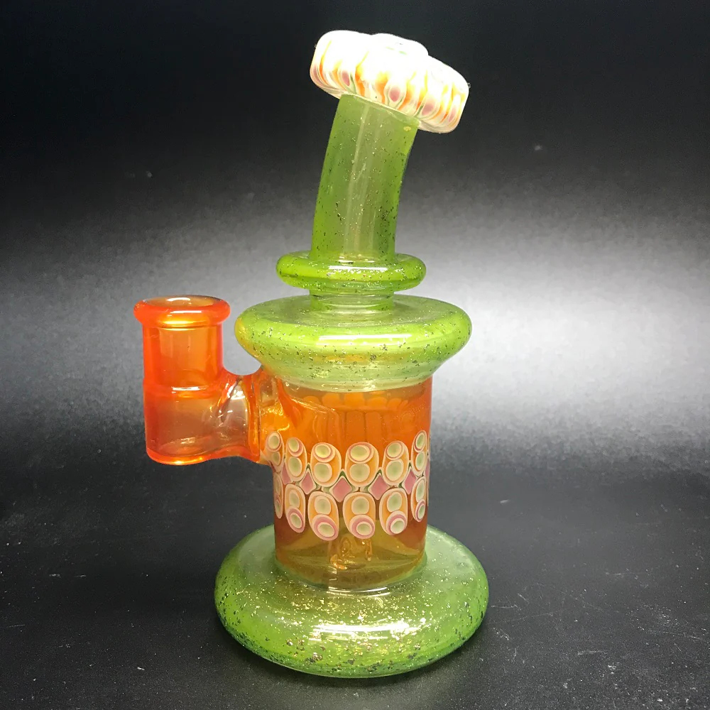 RL Funktional Art Glass Dot Stack Lumiere Luster Sleeved Tubes - Image 7