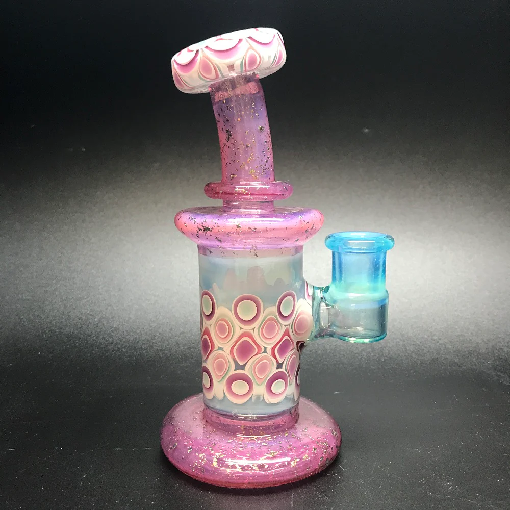 RL Funktional Art Glass Dot Stack Lumiere Luster Sleeved Tubes - Image 8