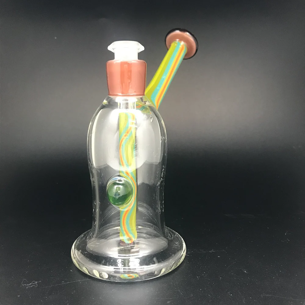 Julian J Glass Worked Stem Bell Bubbler SALE - Image 2