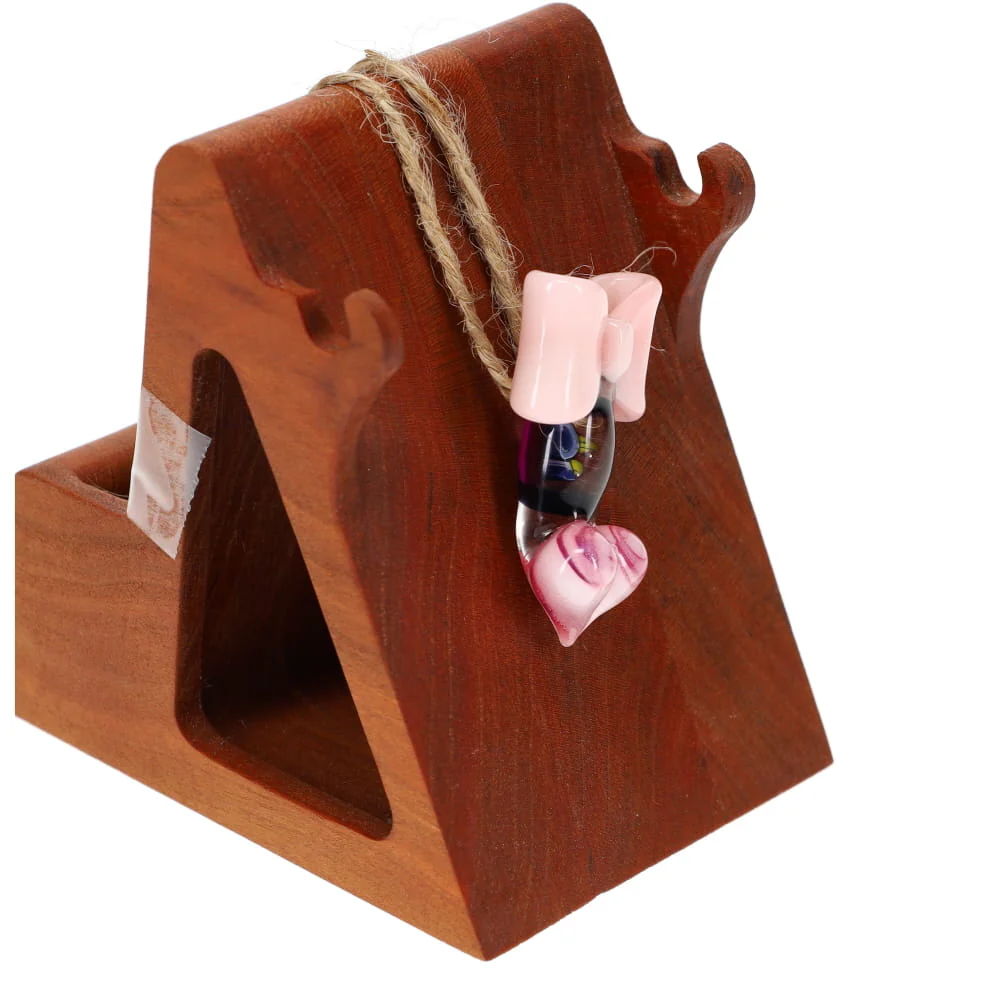 Calm x Saki Bow & Heart Pendant - Image 2