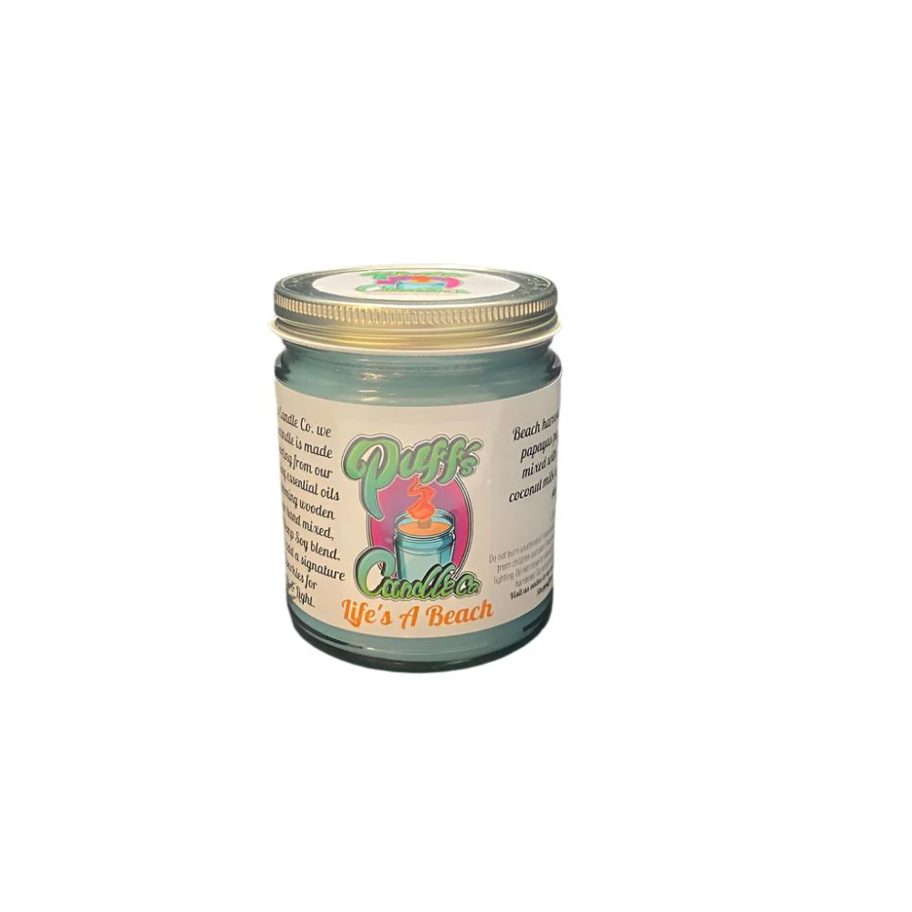 Puffs Candle Co. Life's a Beach - 9 oz / Life's a Beach