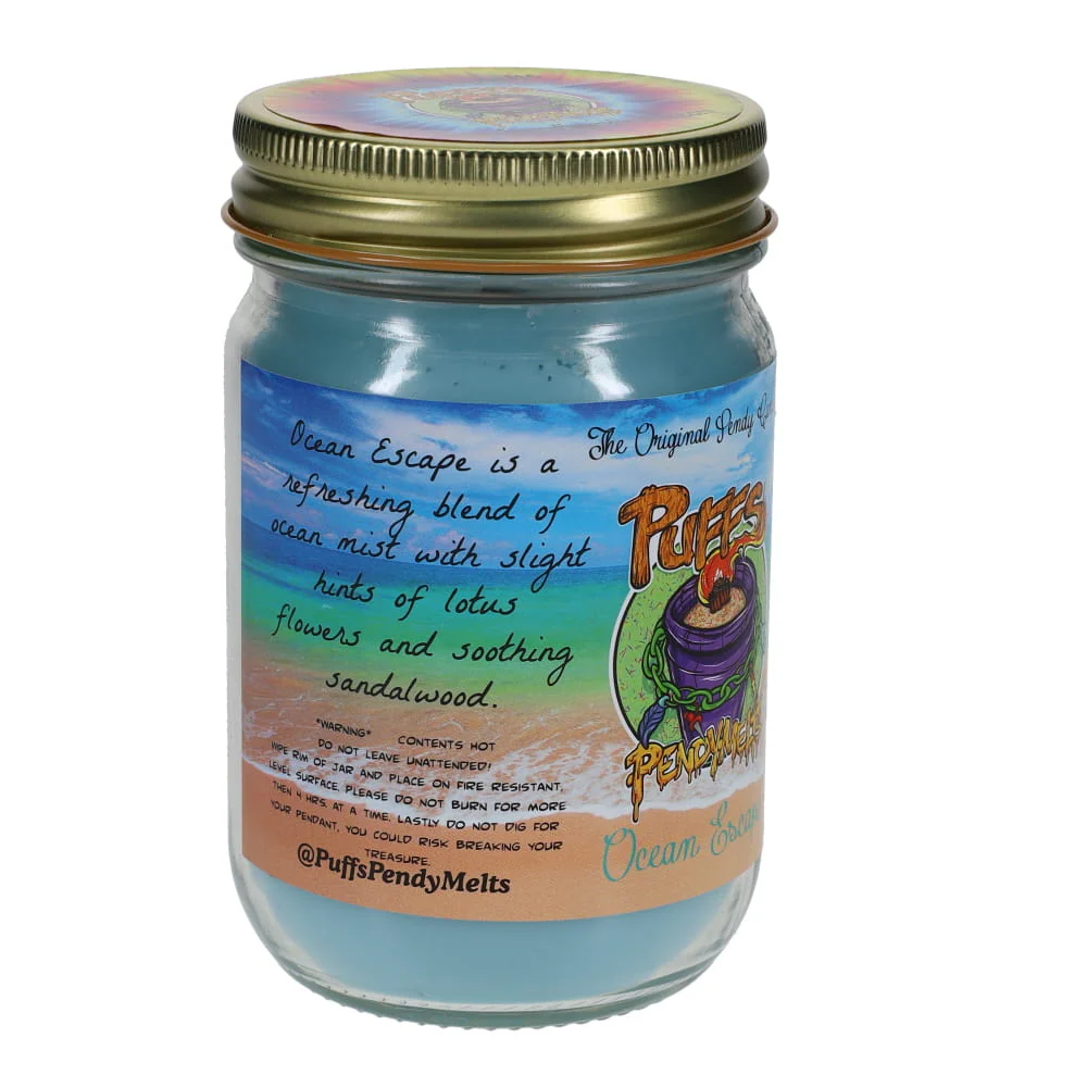 The ORIGINAL Puffs Pendy Melts Candle - Ocean Escape - Image 2